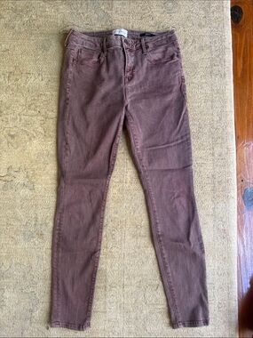 PARKER SMITH Dusty Mauve Skinny Jeans